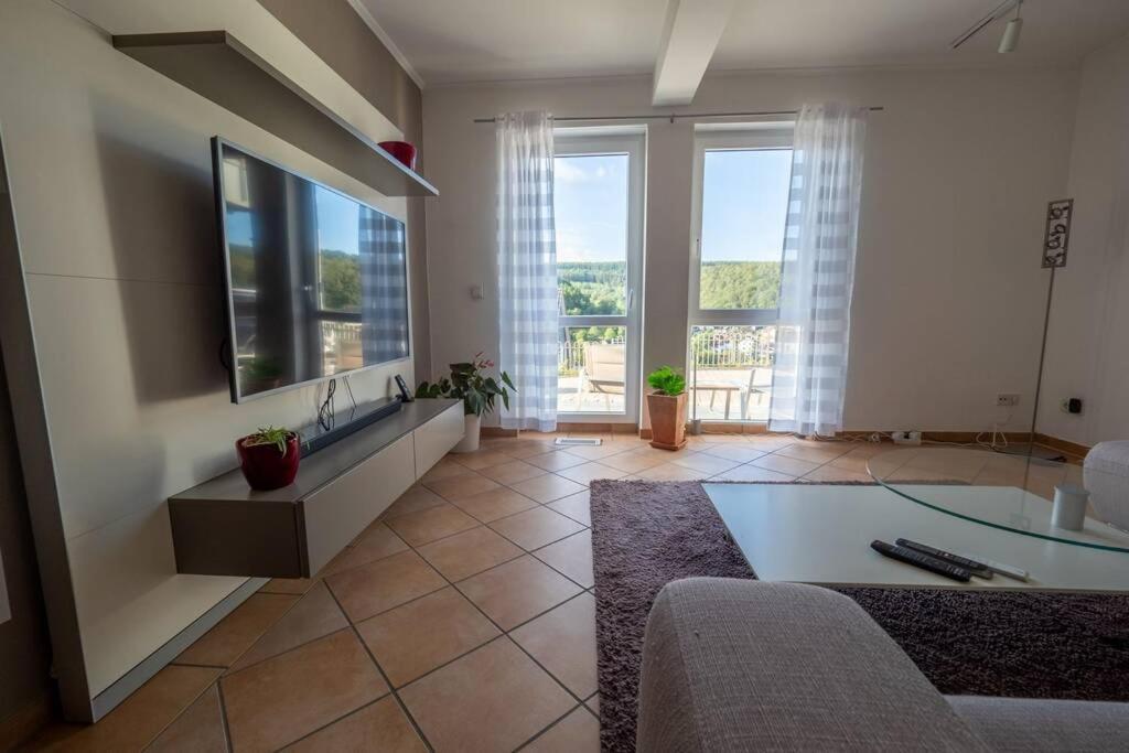 Wohnung Mit Talblick, Ladestation E-Auto Siegen Exteriör bild