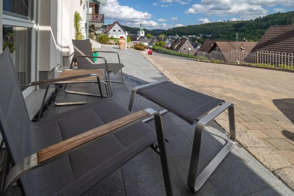 Wohnung Mit Talblick, Ladestation E-Auto Siegen Exteriör bild
