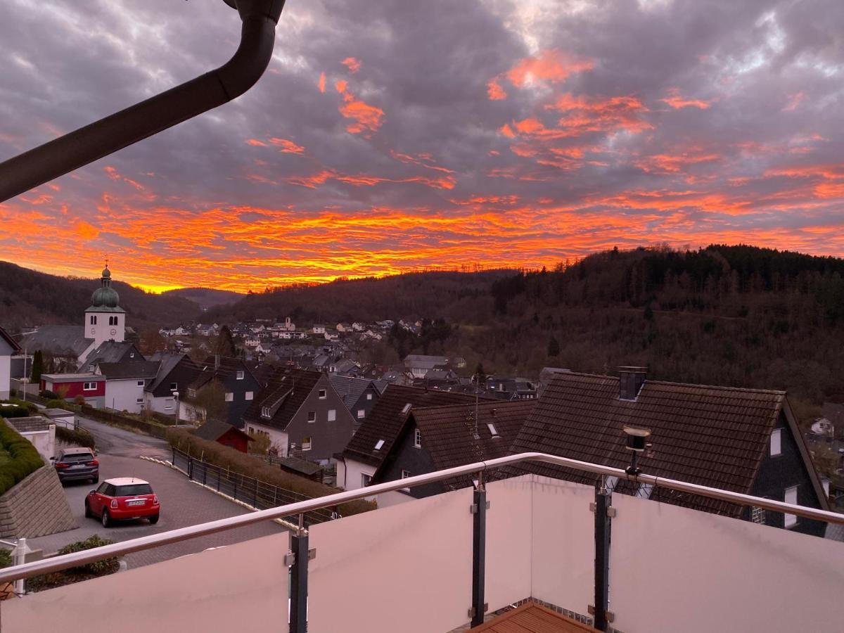 Wohnung Mit Talblick, Ladestation E-Auto Siegen Exteriör bild